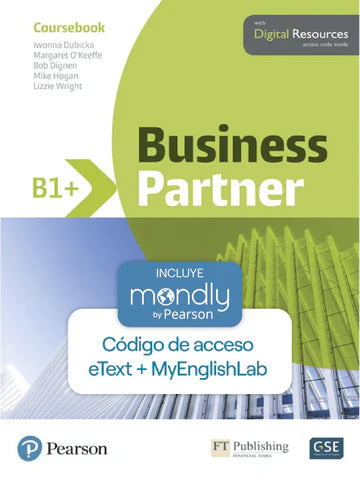 Bundle BUSINESS PARTNER B1+ (Código de acceso eText + MyEnglishLab + Mondly by Pearson) - URU1292362601