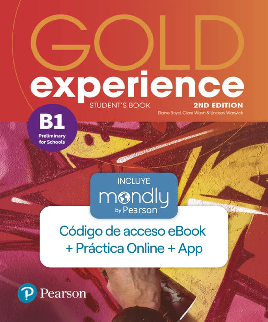 Bundle Gold Experience 2nd Edition B1 (Código de acceso eBook + Práctica Online + App + Mondly by Pearson) - URU1292194561