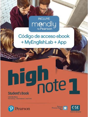 Bundle High Note - Nivel 1 - Código de acceso ebook, MyEnglishLab & App & Mondly by Pearson - URU1292209265