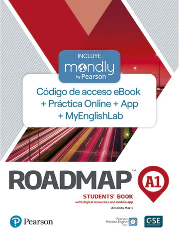 Bundle ROADMAP A1 (Código de acceso eBook + MyEnglishLab + App + Práctica Online + Mondly by Pearson) - URU1292356730