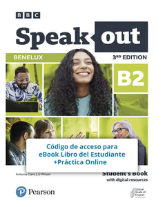 SPEAKOUT 3ª ed - Nivel B2 - Código de acceso Libro del alumno + Práctica Online - 9781292407517