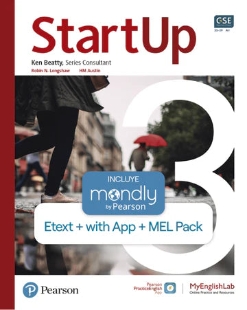 Bundle STARTUP Nivel 3 (Código de acceso Flipbook + APP + MyEnglishLanb + Mondly by Pearson) ISBN  URU0136890904