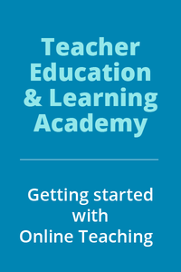 Teacher Education & Learning Academy - Getting started with Online Teaching - 9781292370316