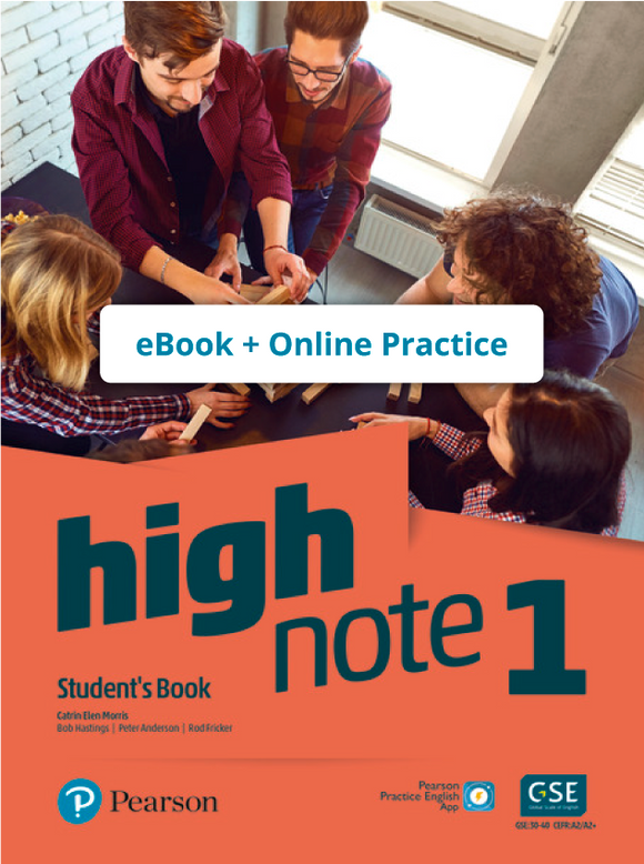 High Note 1 (Código de acceso al eBook + Práctica Online) - 9781292209265