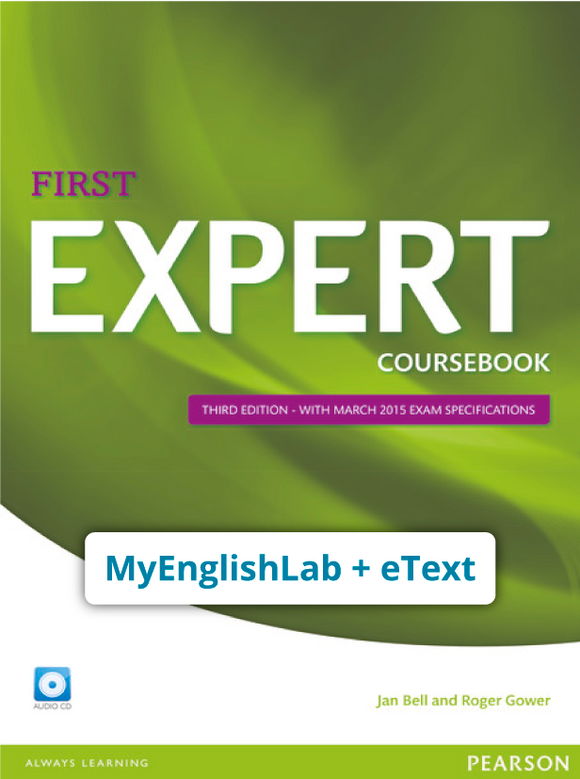 Cambridge Expert First 3e (Código de acceso a plataforma MyEnglishLab + eText) (9781292363318)