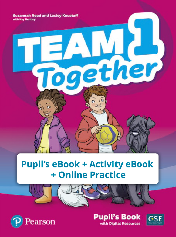 Team Together Nivel 1 (eBook del libro del estudiantes + libro de actividades con práctica online) - 9781292371825