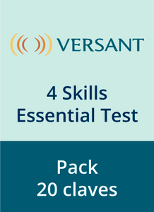 Versant 4 Skills Essential Test - Pack 20 códigos