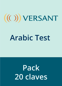 Versant Arabic Test  - Pack 20 códigos