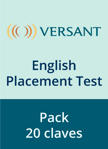 Versant English Placement Test  - Pack 20 códigos