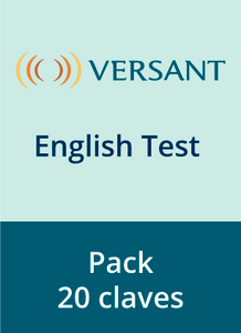 Versant English Test  - Pack 20 códigos