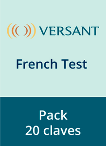 Versant French Test  - Pack 20 códigos