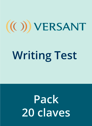 Versant Writing Test  - Pack 20 códigos