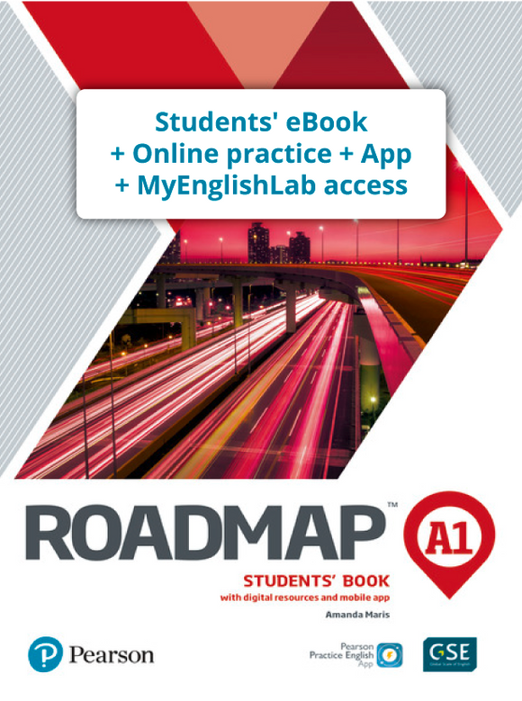 ROADMAP A1 Students' (Código de acceso plataforma MyEnglishLab + práctica online + App) - 9781292356730