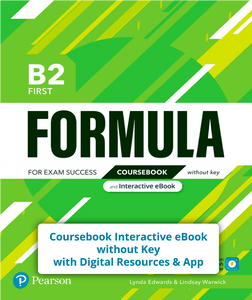 Formula B2 First Coursebook Interactive eBook with Key & Digital Resources & App - 9781292376394