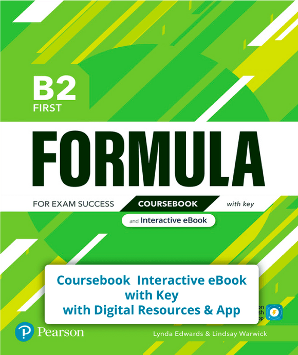 Formula B2 First Coursebook Interactive eBook without key with Digital Resources & App - 9781292376400