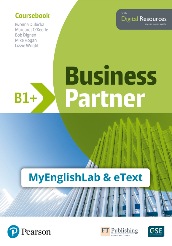 BUSINESS PARTNER B1+ (Código de acceso a plataforma MyEnglishLab + eText) 9781292362601