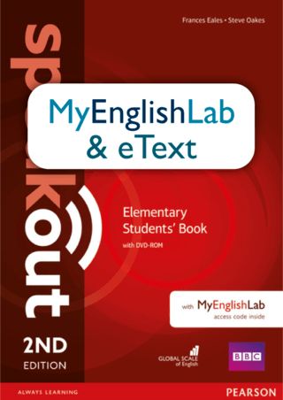 Speakout Elementary (Código de acceso a plataforma MyEnglishLab + eText)- 9781292172774