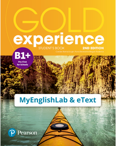 Gold Experience 2nd Edition B1+ (Código de acceso al ebook + práctica online + app) - 9781292194691