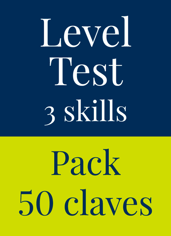 Pearson English Level (3 skills) - Pack 50 códigos